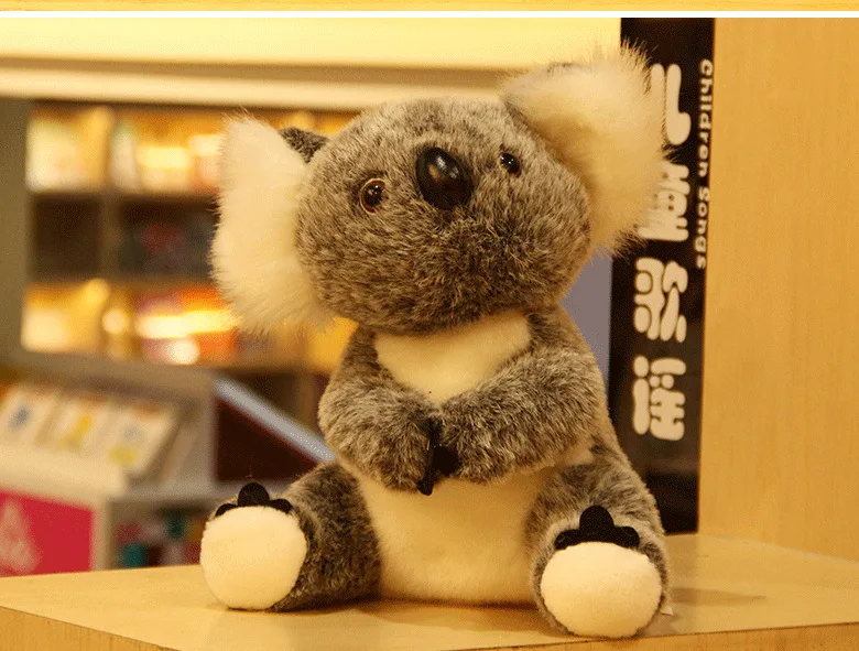 Новая милая плюшевая игрушка серая коала Высококачественная кукла подарок около