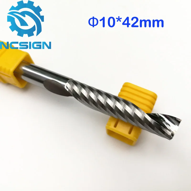 AAA High Quanlity 10*42mm One Flute End Mill Milling Cutter Spiral Bit CNC Router Tool Single Flute acrylic Wood carving frezer
AAA High Quanlity 10*42mm One Flute End Mill Milling Cutter Spiral Bit CNC Router Tool Single Flute acrylic Wood carving frezer