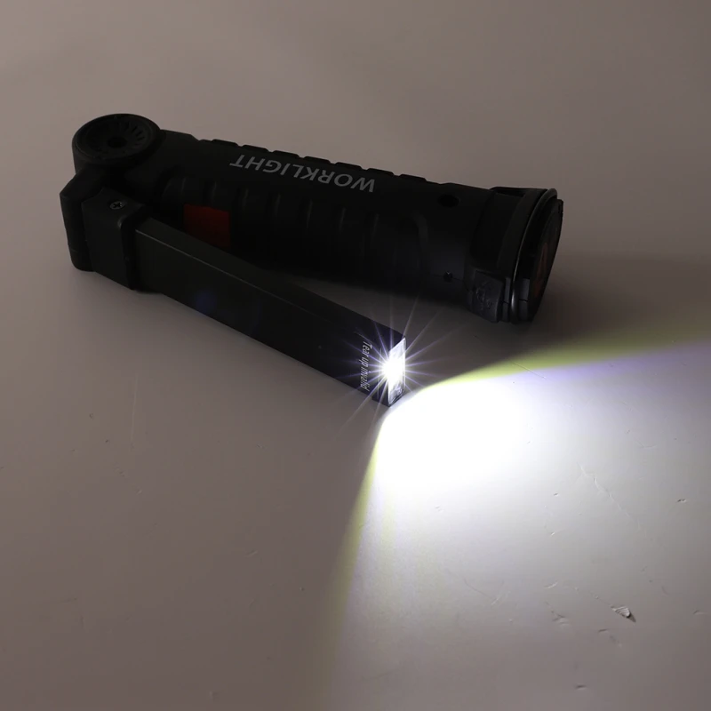 Foldable COB LED Flashlight Torch Flexible Hand Torch Work Light Magnetic Inspection Lamp USB Charging Port
Foldable COB LED Flashlight Torch Flexible Hand Torch Work Light Magnetic Inspection Lamp USB Charging Port