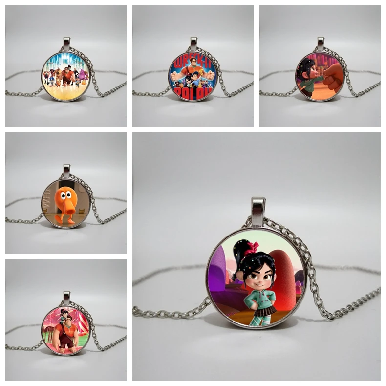 Wreck-It Ralph Invincible Destruction King Glass Necklace men and women Necklace Jewelry Pendant Necklace DIY customized photos
Wreck-It Ralph Invincible Destruction King Glass Necklace men and women Necklace Jewelry Pendant Necklace DIY customized photos