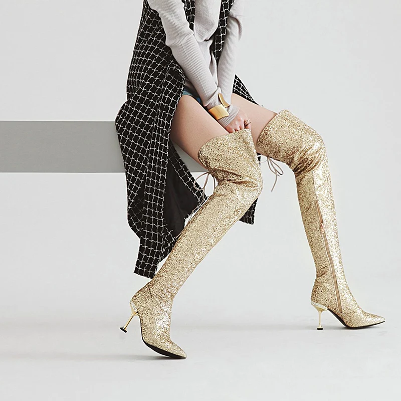 WETKISS Over The Knee Women Boots Party Footwear Winter Short Plush Pointed Toe Boot Shoes High Heels Female Shoes Woman 2018
WETKISS Over The Knee Women Boots Party Footwear Winter Short Plush Pointed Toe Boot Shoes High Heels Female Shoes Woman 2018