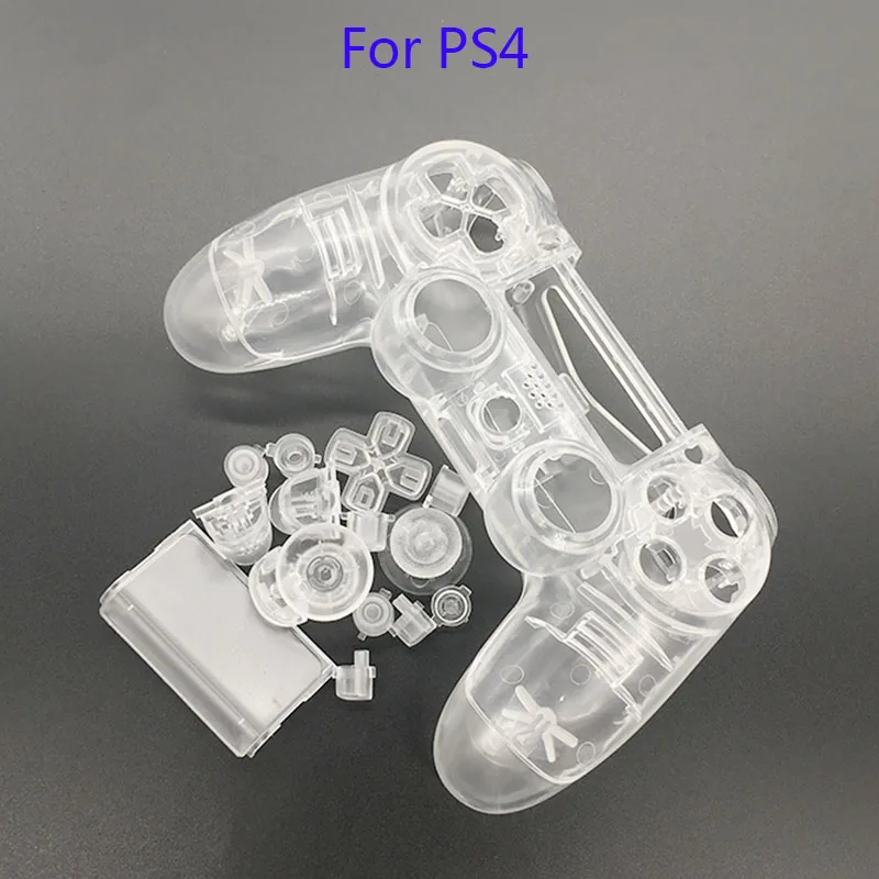 Прозрачная запасная часть корпуса Передняя Защитная контроллера для PlayStation 4 PS4