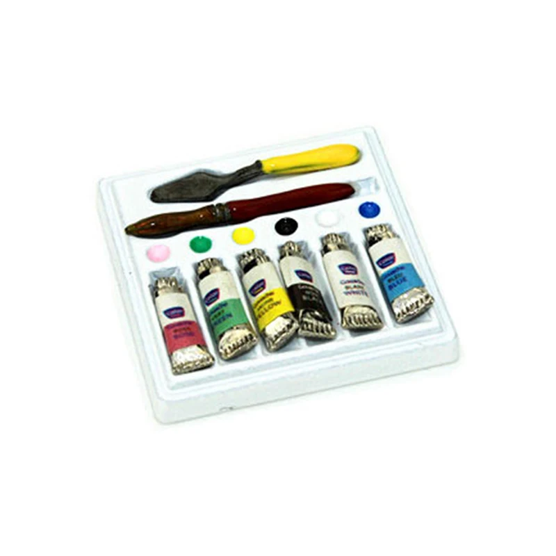 Multi-Colored 1:12 Scale Dollhouse Dec Miniatures Wooden Watercolor Paint Tool Coloring Watercolor Dollhouse Diy Decor
Multi-Colored 1:12 Scale Dollhouse Dec Miniatures Wooden Watercolor Paint Tool Coloring Watercolor Dollhouse Diy Decor