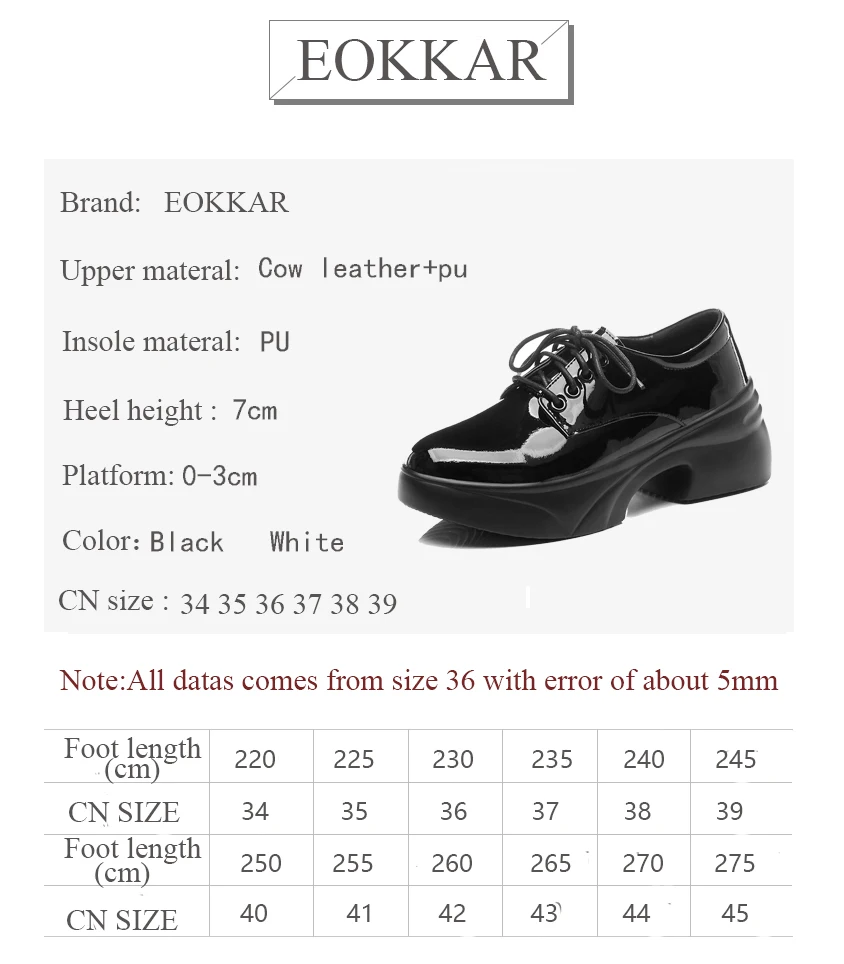 Eokkar 2019 Strappy Heels Round Toe Wedges Heels Women Casual Shoes Cow PU Leather Black Ladies Pumps Platform Shoes Size 34-39
Eokkar 2019 Strappy Heels Round Toe Wedges Heels Women Casual Shoes Cow PU Leather Black Ladies Pumps Platform Shoes Size 34-39