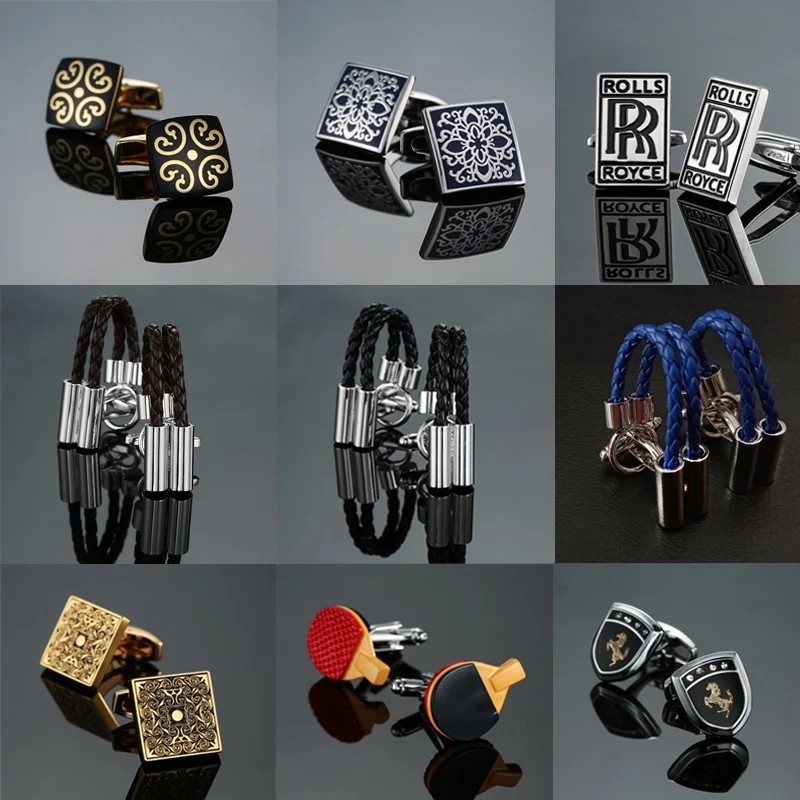 XK-950 High quality men's shirt brand jewelry cuff links, fashion cords / Roses / horses / draw / Martha Lahti Cuff Links
XK-950 High quality men's shirt brand jewelry cuff links, fashion cords / Roses / horses / draw / Martha Lahti Cuff Links