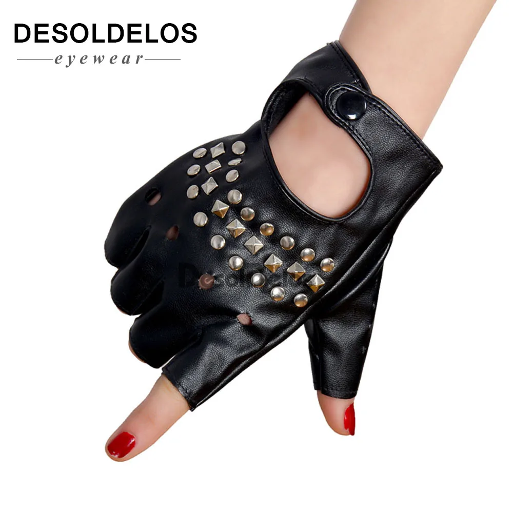 1 Pair Black PU Leather Fingerless Gloves Solid Female Half Finger Driving Women Fashion Punk Gloves Mittens Black
1 Pair Black PU Leather Fingerless Gloves Solid Female Half Finger Driving Women Fashion Punk Gloves Mittens Black