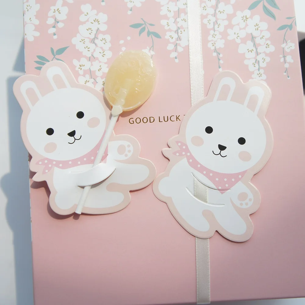 multi-use 25pcs lollipop cover smile rabbit baby shower children birthday candy decorate party Christmas gift packaging DIY tag
multi-use 25pcs lollipop cover smile rabbit baby shower children birthday candy decorate party Christmas gift packaging DIY tag