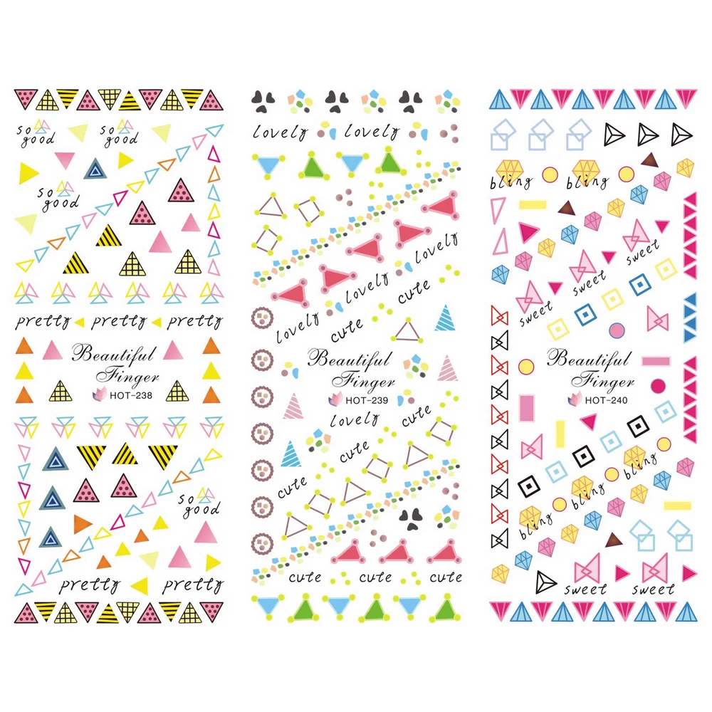 3 PACKS / LOT MOSAIC SQUARE TRIANGLE BRICK ROUND NAIL TATTOOS STICKER WATER DECAL NAIL ART HOT238-240
3 PACKS / LOT MOSAIC SQUARE TRIANGLE BRICK ROUND NAIL TATTOOS STICKER WATER DECAL NAIL ART HOT238-240