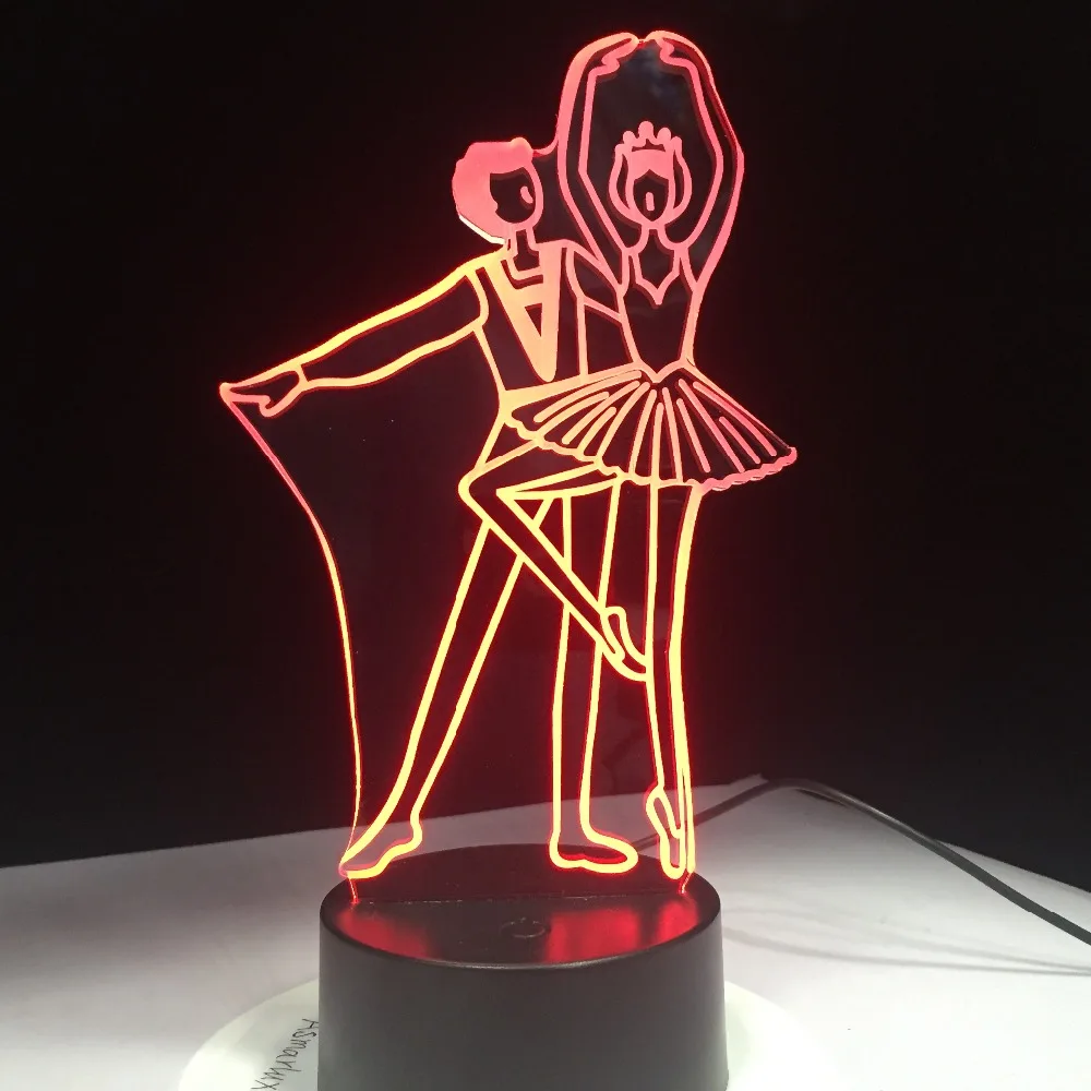 Ballet Dancing Creative 3D Visualization lamp Night USB LED Lighting Ballerinator Decora luminaria Children Lamp Drop Shipping
Ballet Dancing Creative 3D Visualization lamp Night USB LED Lighting Ballerinator Decora luminaria Children Lamp Drop Shipping