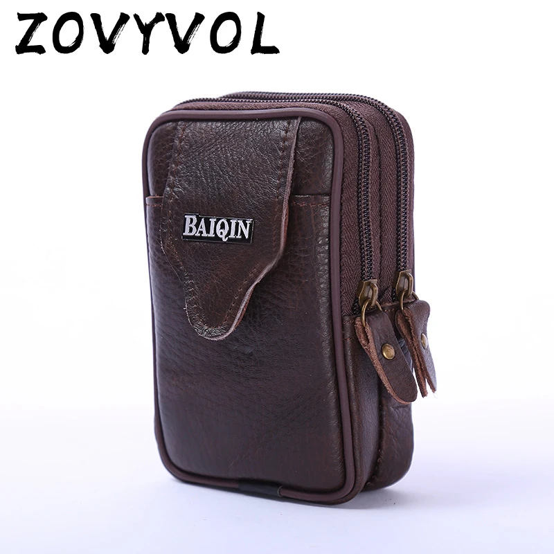 ZOVYVOL Genuine leather men card waist bag Multi-function phone Wear belt pocket solid zipper porta tarjetas heuptas heren gi
ZOVYVOL Genuine leather men card waist bag Multi-function phone Wear belt pocket solid zipper porta tarjetas heuptas heren gi