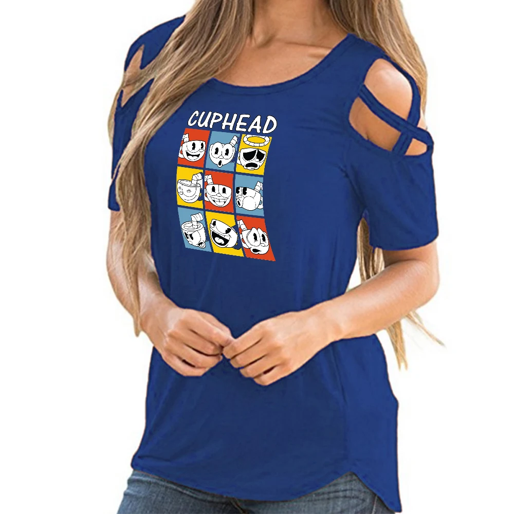 Cuphead 2019 Shirt game tshirt women Harajuku off shoulder Summer top T-shirt Women shirt hollow streetwear
Cuphead 2019 Shirt game tshirt women Harajuku off shoulder Summer top T-shirt Women shirt hollow streetwear