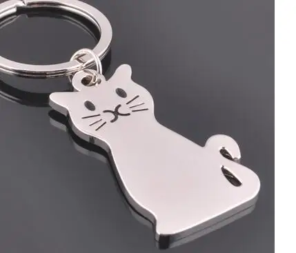 100pcs/lot fashionCreative Model Cat Keychain Popular Metal Key Ring cartoon cat unisex Key Chain
100pcs/lot fashionCreative Model Cat Keychain Popular Metal Key Ring cartoon cat unisex Key Chain