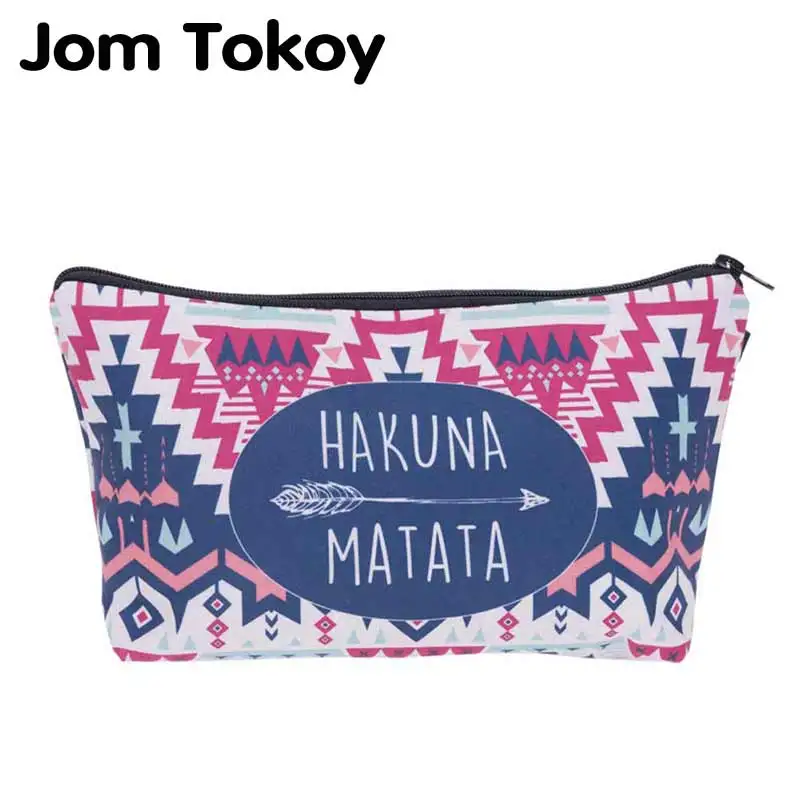 Jom Tokoy cosmetic organizer bag Hakuna matata 3D Printing Cosmetic Bag Fashion Women Brand makeup bag
Jom Tokoy cosmetic organizer bag Hakuna matata 3D Printing Cosmetic Bag Fashion Women Brand makeup bag