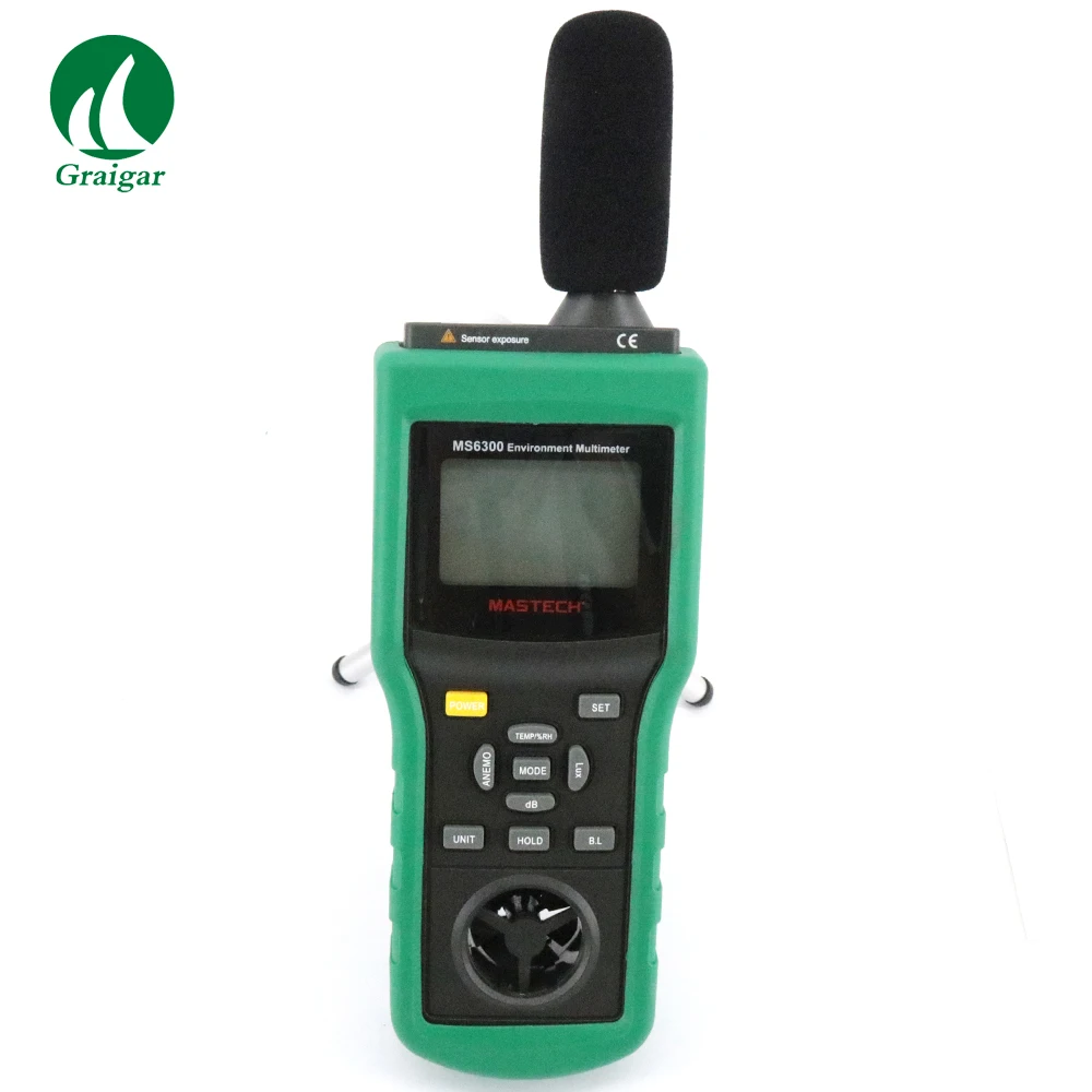 Mastech MS6300 Многофункциональный тестер окружающей среды LUX/Wind/Sound/Temp/RH
Mastech MS6300 Многофункциональный тестер окружающей среды LUX/Wind/Sound/Temp/RH