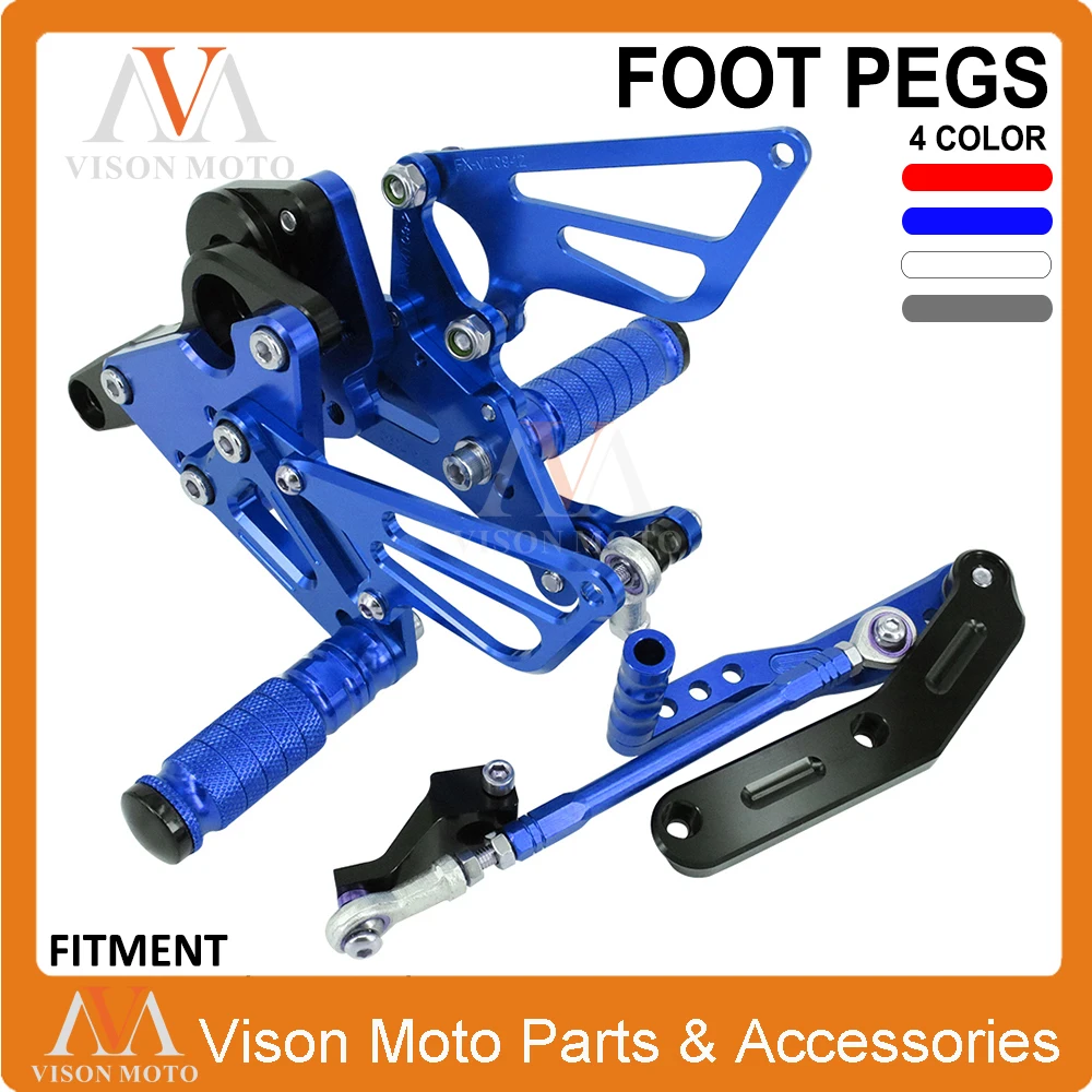 Motorcycle Aluminum Double Stainless Steel Billet Adjustable Rearset Foot Pegs Pedal For Yamaha MT-09 FZ-09 TRACER FJ-09 XSR900
Motorcycle Aluminum Double Stainless Steel Billet Adjustable Rearset Foot Pegs Pedal For Yamaha MT-09 FZ-09 TRACER FJ-09 XSR900