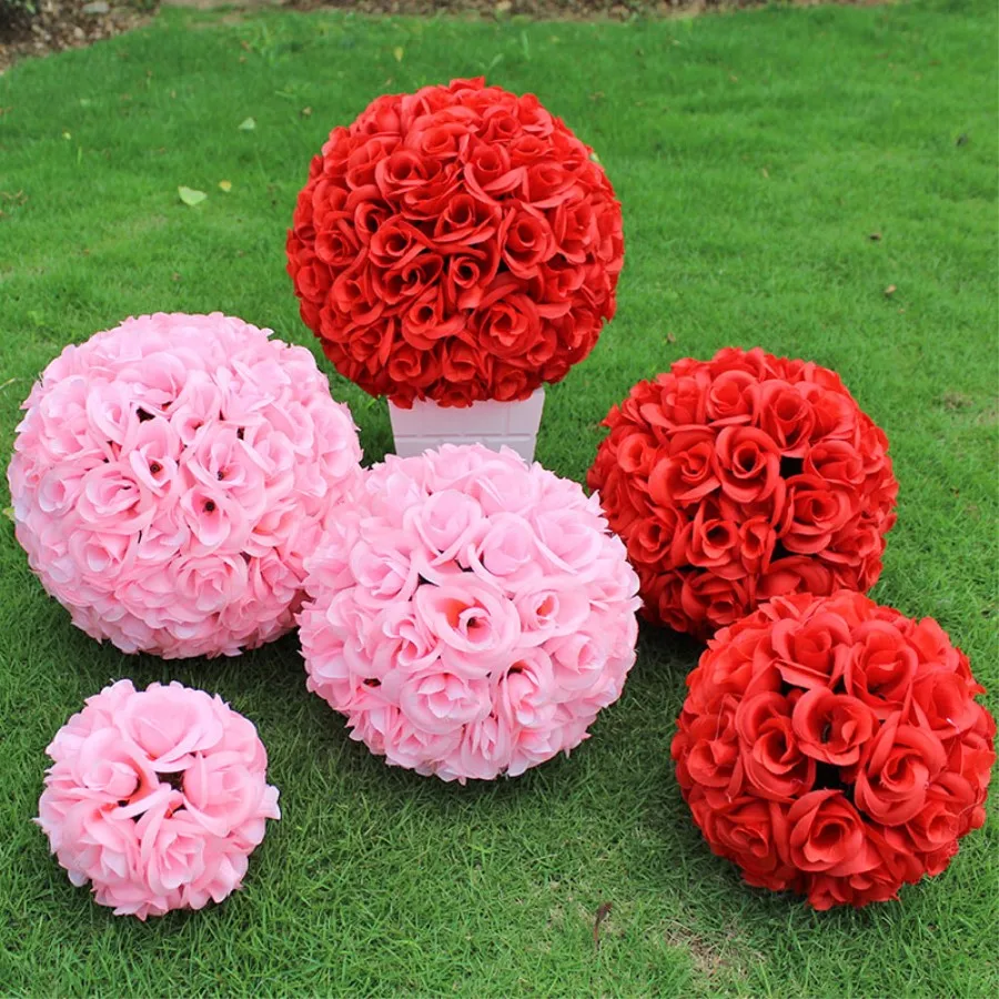 Diameter 30CM Upscale Wedding Kissing Balls Artificial Encryption Rose Decorative Flower Ball for Wedding Festival Decorations
Diameter 30CM Upscale Wedding Kissing Balls Artificial Encryption Rose Decorative Flower Ball for Wedding Festival Decorations