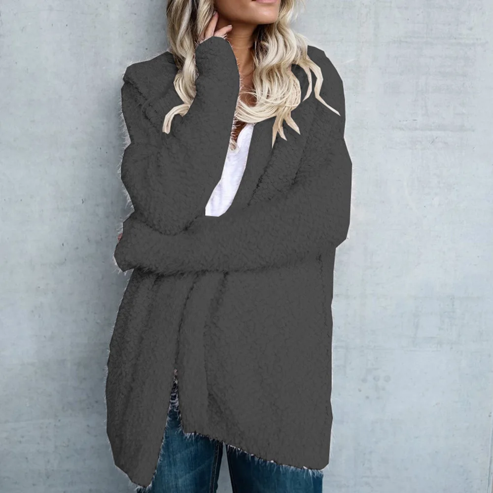 Women Casual Autumn Overcoat Nice Loose Western Style Mid-Length Hooded Open Stitch Girls Winter Fashion High Street Women Coat
Women Casual Autumn Overcoat Nice Loose Western Style Mid-Length Hooded Open Stitch Girls Winter Fashion High Street Women Coat