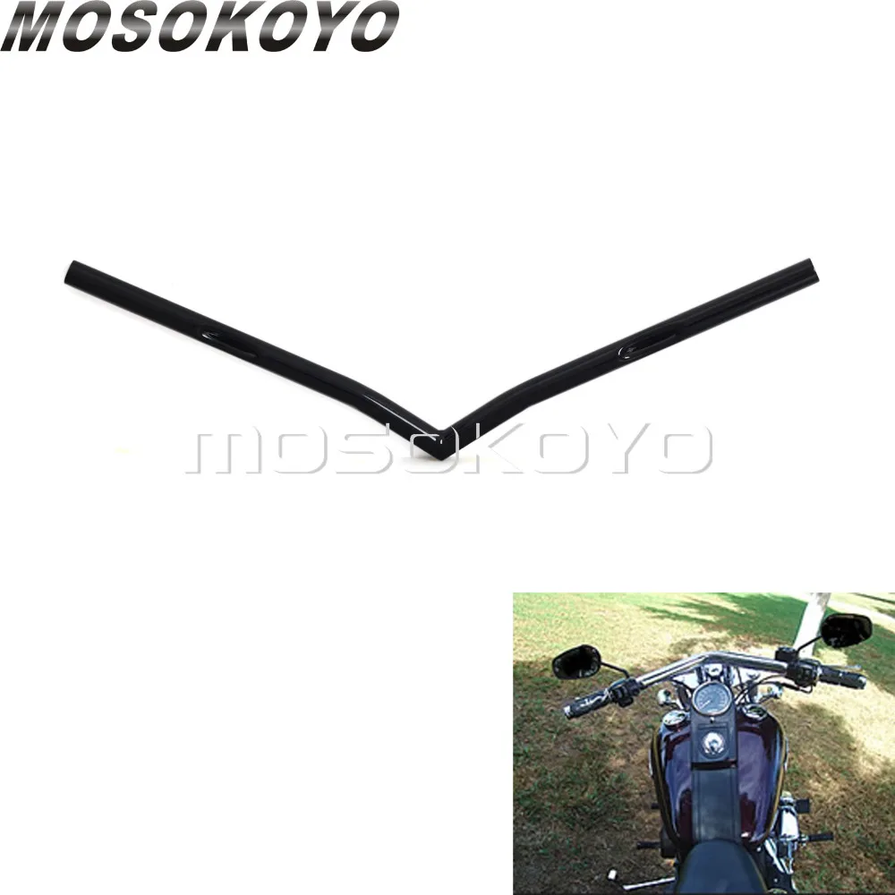 V-Bar 1" Black Universal Handlebar 25mm Handle Bars for Honda Suzuki Kawasaki Cafe Racer Chopper Bobber
V-Bar 1" Black Universal Handlebar 25mm Handle Bars for Honda Suzuki Kawasaki Cafe Racer Chopper Bobber