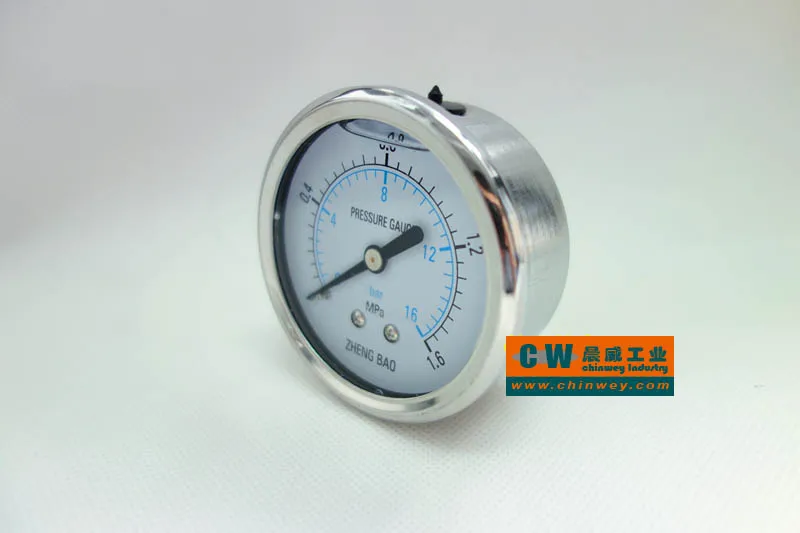 Манометр YN60Z M14 * 1 5 или 1/4 дюйма с резьбой BSP 2 60 мм|pressure gauge|filled pressure gaugefill gauge |