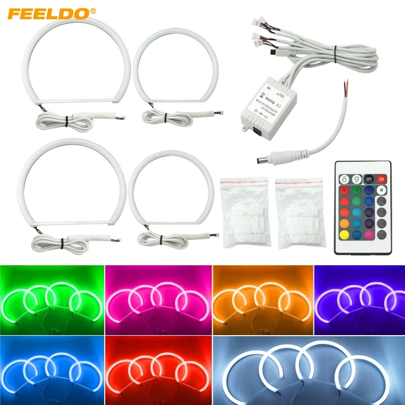 FEELDO 1Set Car Angel Eye Light Halo Ring Cotton Soft Light Error Free LED SMD For BMW E46 NON Projector RGB-Color #AM4739
FEELDO 1Set Car Angel Eye Light Halo Ring Cotton Soft Light Error Free LED SMD For BMW E46 NON Projector RGB-Color #AM4739