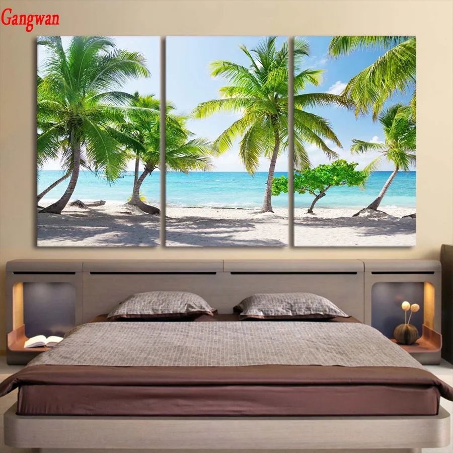 3 Pcs diamond embroidery sea Island Beach Coconut Tree picture diamond mosaic sale cross stitch 3d embroidery painting landscape
3 Pcs diamond embroidery sea Island Beach Coconut Tree picture diamond mosaic sale cross stitch 3d embroidery painting landscape
