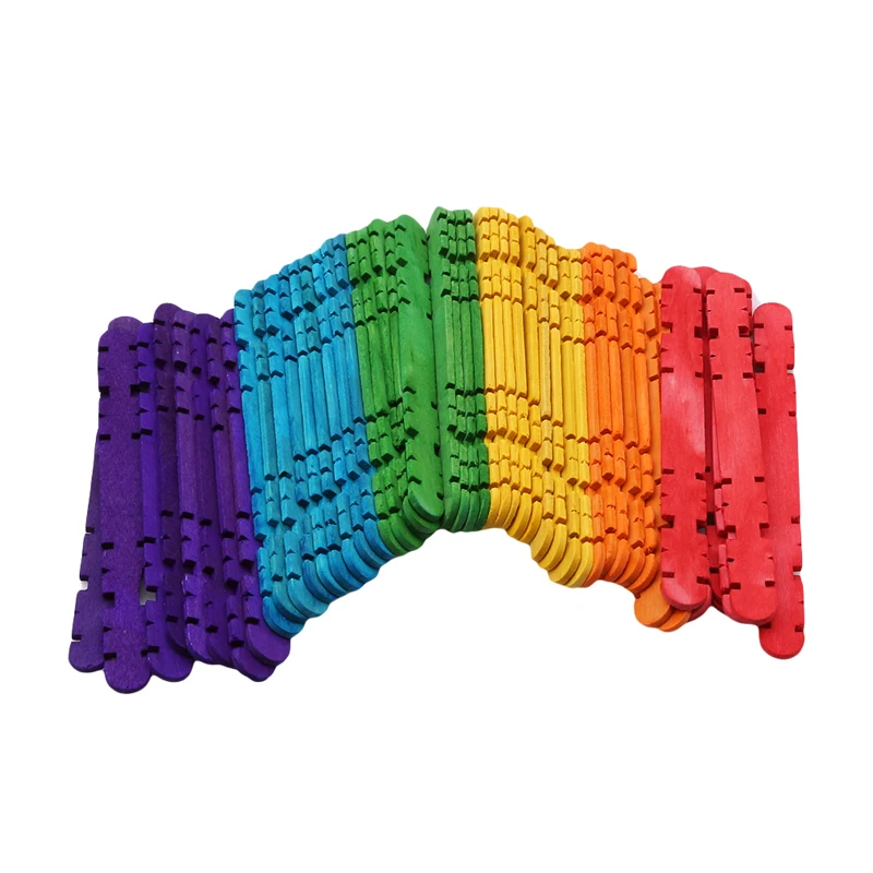 50pcs/pack Wooden Crafts Art Toys Children DIY Handmade House Ice Cream Stick Colorful Wooden Gift For Children KIds
50pcs/pack Wooden Crafts Art Toys Children DIY Handmade House Ice Cream Stick Colorful Wooden Gift For Children KIds