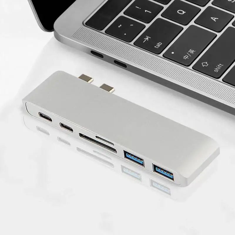 USB-концентратор 6 в 1 два порта USB | Электроника