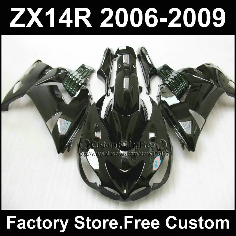 ABS plastic Injection fairing kit for Kawasaki 2006 2007ZX 14R 2008 2009 Ninja ZX14R 06-09 full black motorcycle fairings parts
ABS plastic Injection fairing kit for Kawasaki 2006 2007ZX 14R 2008 2009 Ninja ZX14R 06-09 full black motorcycle fairings parts