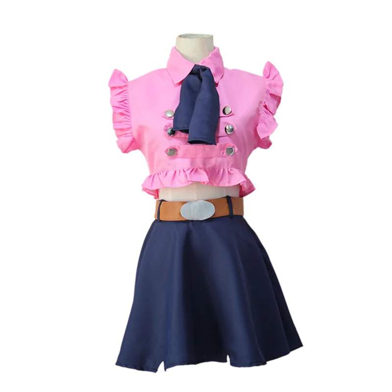 Anime The Seven Deadly Sins Elizabeth Liones Cosplay Costumes Cute Women/Girls Uniforms Clothing Tops+Skirts+Tie+Belt Sets
Anime The Seven Deadly Sins Elizabeth Liones Cosplay Costumes Cute Women/Girls Uniforms Clothing Tops+Skirts+Tie+Belt Sets