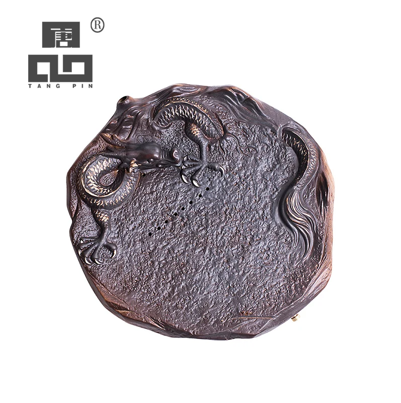 TANGPIN round ceramic tea trays dragon tea table kung fu tea tray board accessories
TANGPIN round ceramic tea trays dragon tea table kung fu tea tray board accessories