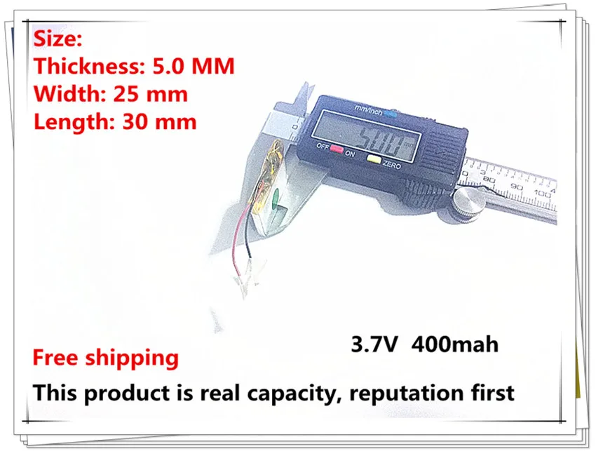 Новинка pure3.7V 502530 400 mah литий-ионный полимерный аккумулятор качественные товары Сертификация CE FCC ROHS
Новинка pure3.7V 502530 400 mah литий-ионный полимерный аккумулятор качественные товары Сертификация CE FCC ROHS