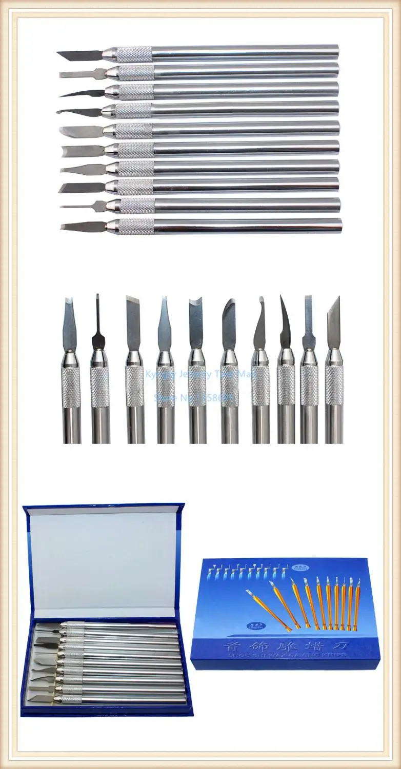 Free Shipping Jewelry Making Tools Wax Carving Tools Wax Carving Knife 10pcs/set
Free Shipping Jewelry Making Tools Wax Carving Tools Wax Carving Knife 10pcs/set