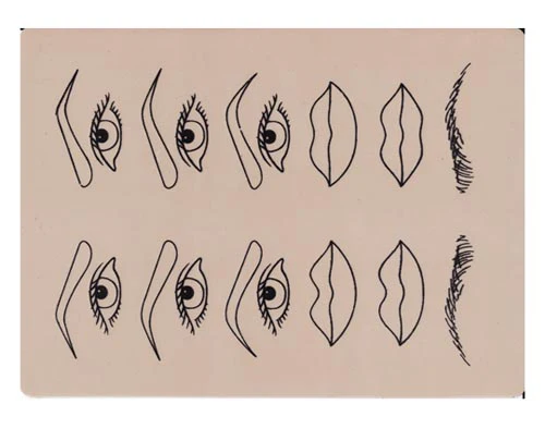 10pcs 20 x 15cm Tattoo Practice Skin Sheet for Needle Machine Supply Kit eyebrow tattoo practice skin