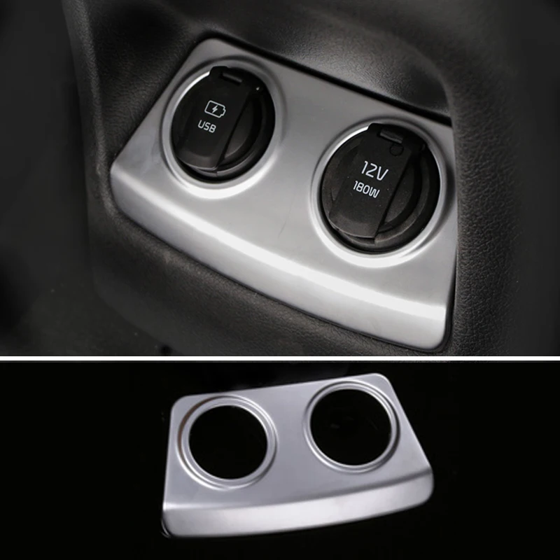 For Kia Sportage 2016 2017 2018 QL QLE Car Accessories Interior Rear USB cigarette lighter Cover
For Kia Sportage 2016 2017 2018 QL QLE Car Accessories Interior Rear USB cigarette lighter Cover