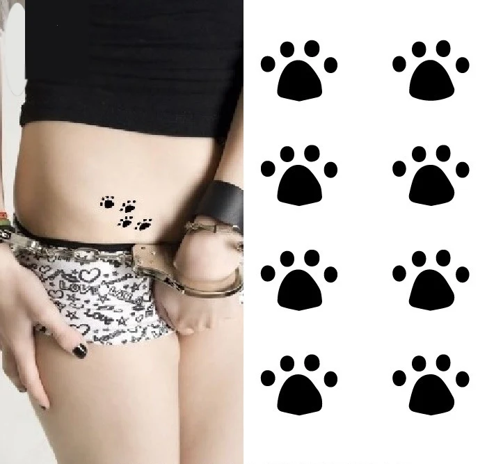 Waterproof Temporary Tattoo Sticker on body sexy cat footprints tatto stickers flash tatoo fake tattoos for girl women
Waterproof Temporary Tattoo Sticker on body sexy cat footprints tatto stickers flash tatoo fake tattoos for girl women