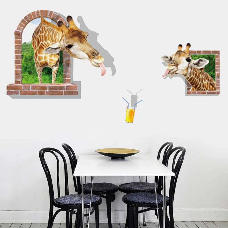 Creativity Giraffe drink juice Wall Sticker Vinyl Waterproof DIY Giraffe Wall Decals For Kids Room Kindergarten Art Decor Murals
Creativity Giraffe drink juice Wall Sticker Vinyl Waterproof DIY Giraffe Wall Decals For Kids Room Kindergarten Art Decor Murals