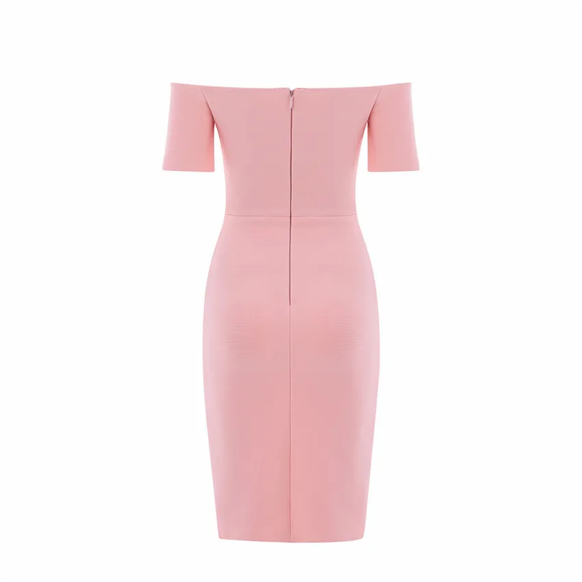 Bevenccel New Sexy Short Sleeve Bandage Dress Women Slash Neck Elegant Bodyocn Summer Evening Party Dress Vestidos
Bevenccel New Sexy Short Sleeve Bandage Dress Women Slash Neck Elegant Bodyocn Summer Evening Party Dress Vestidos