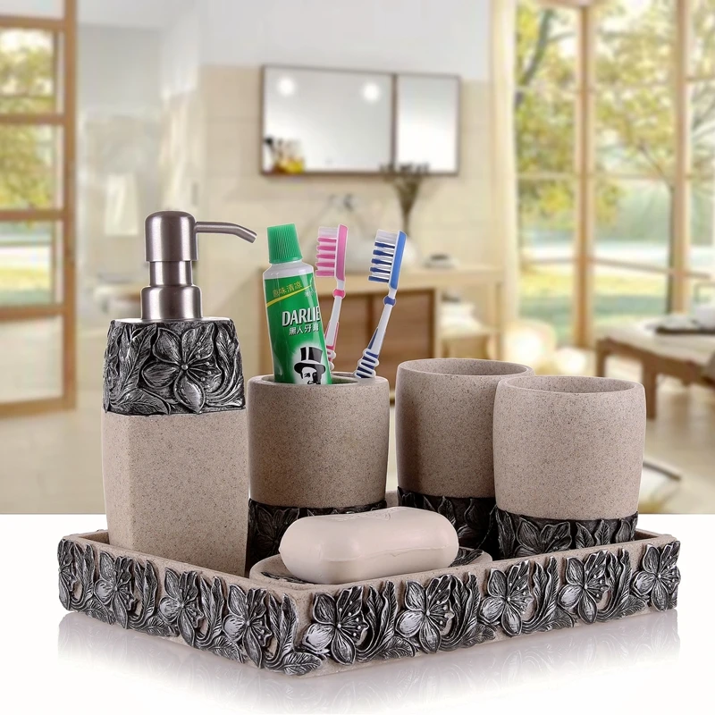 European dinner sets of five sets of wedding toilet wash with a tray of European resin bathroom suite bathroom suite
European dinner sets of five sets of wedding toilet wash with a tray of European resin bathroom suite bathroom suite