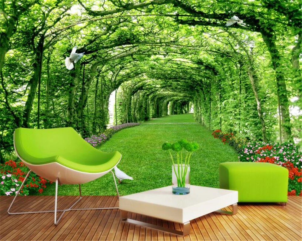 beibehang Custom wallpaper murals park woods lawn 3d landscape background wall wall paper home decor papier peint mural 3d
beibehang Custom wallpaper murals park woods lawn 3d landscape background wall wall paper home decor papier peint mural 3d