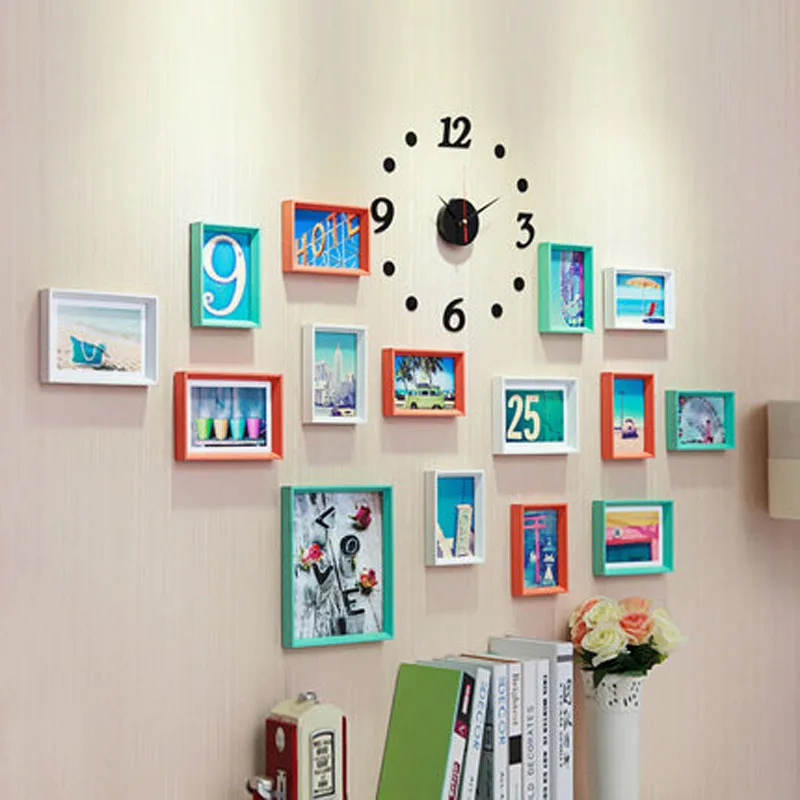 15 pcs Picture frame wall composite wood photo frame living room photo wall wall sicker wedding room Home decore 2016001M
15 pcs Picture frame wall composite wood photo frame living room photo wall wall sicker wedding room Home decore 2016001M