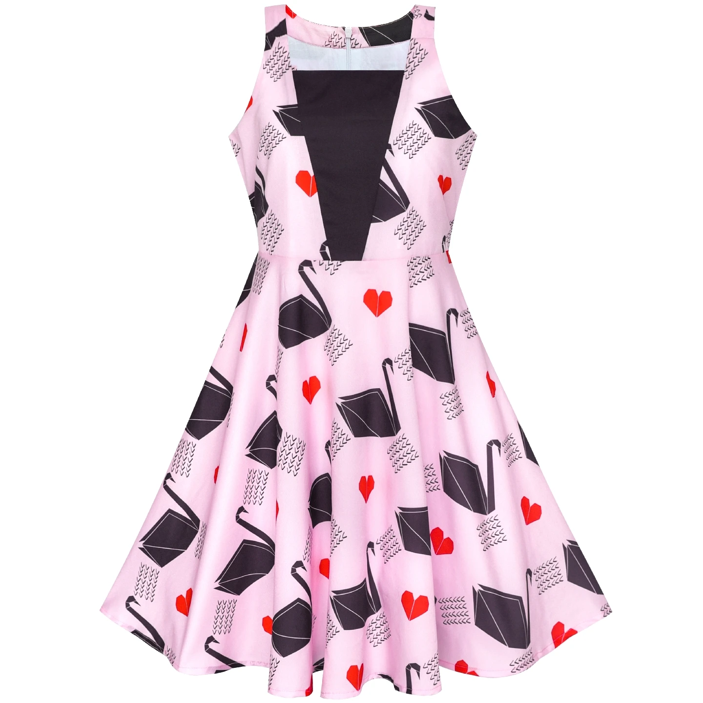 Girls Dress Pink Swan Heart 2-in-1 Halter Dress 2020 Summer Princess Wedding Party Dresses Kids Clothes Pageant Sundress
Girls Dress Pink Swan Heart 2-in-1 Halter Dress 2020 Summer Princess Wedding Party Dresses Kids Clothes Pageant Sundress
