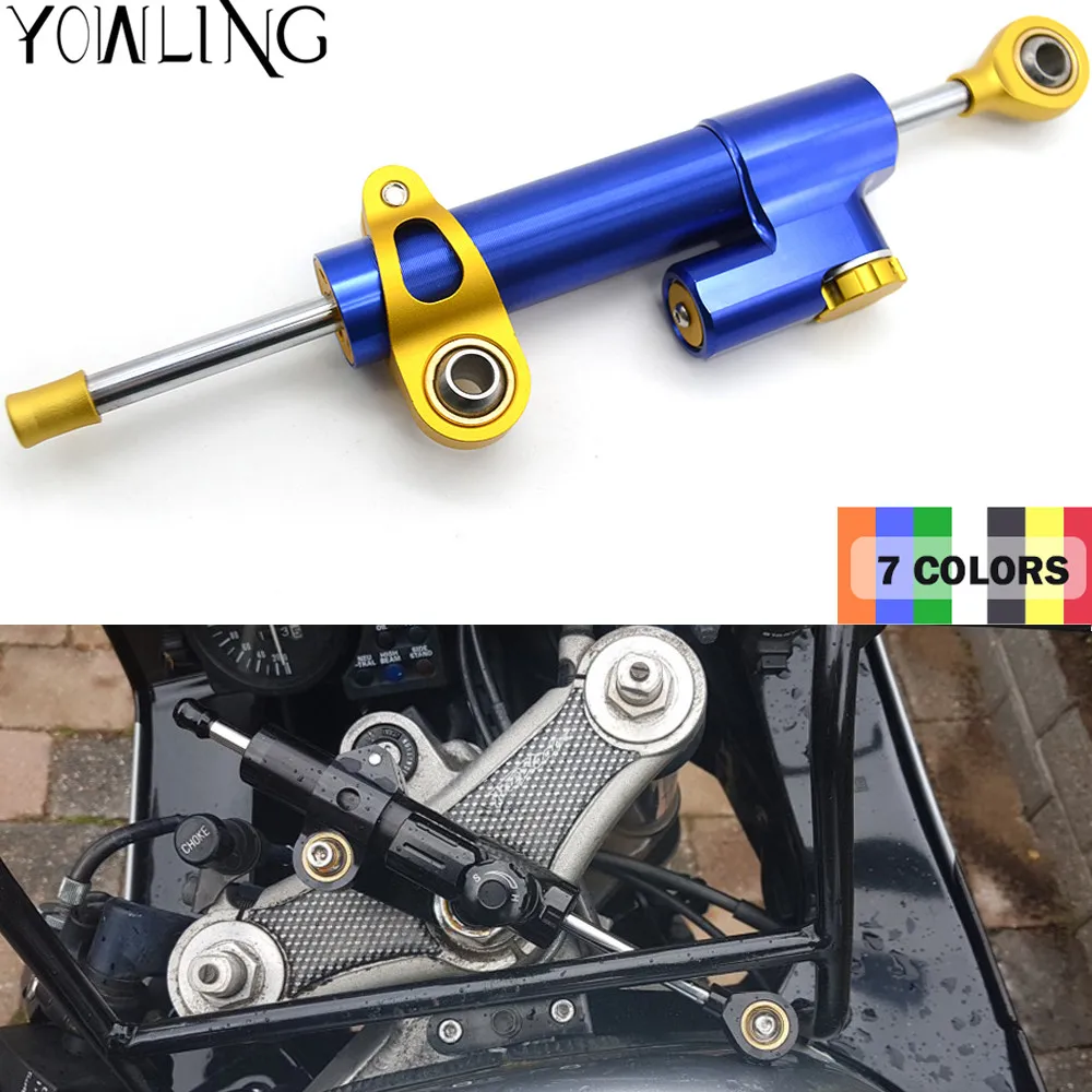 Motorcycle Steering Stabilize Damper Damper Steering For Yamaha XJR1300 FZ1 FZ8 FZ6R FAZER MT07 MT 09 FZ6N R125 R3 R6 R1 XT 660
Motorcycle Steering Stabilize Damper Damper Steering For Yamaha XJR1300 FZ1 FZ8 FZ6R FAZER MT07 MT 09 FZ6N R125 R3 R6 R1 XT 660