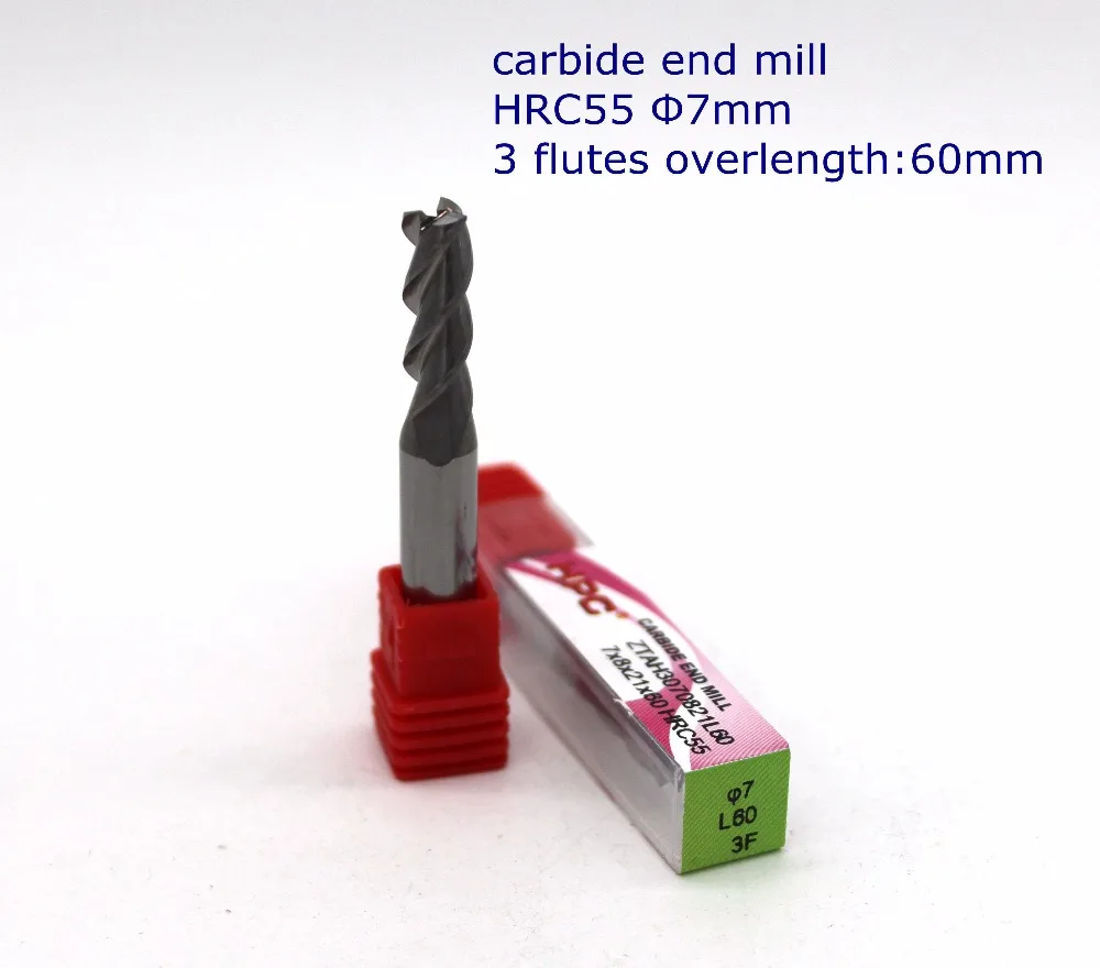 router bit blade diameter7 mm overlength 60mm of 3 flutes end mill carbide end mill tungsten knife CNC machine tool mill cutter
router bit blade diameter7 mm overlength 60mm of 3 flutes end mill carbide end mill tungsten knife CNC machine tool mill cutter
