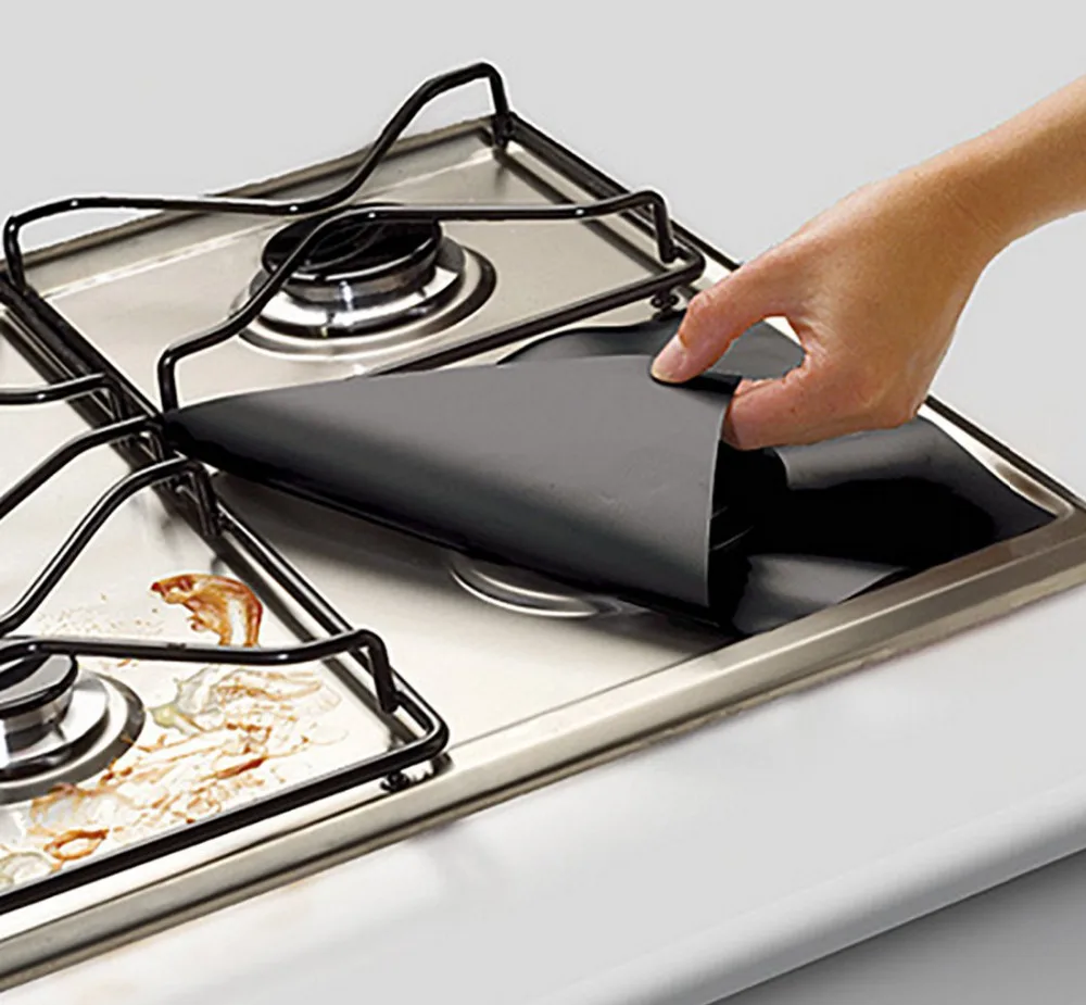 4Pcs Glass Fiber Gas Stove Protectors Reusable Gas Stove Burner Covers Kitchen Tools Mat Cooker Protectors Cover S3
4Pcs Glass Fiber Gas Stove Protectors Reusable Gas Stove Burner Covers Kitchen Tools Mat Cooker Protectors Cover S3