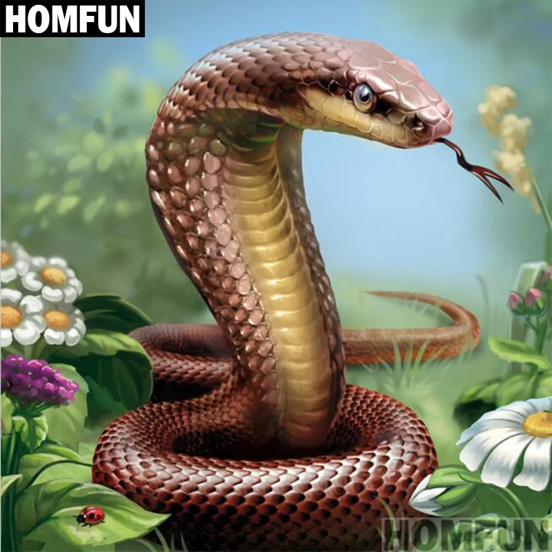 HOMFUN Full Square/Round Drill 5D DIY Diamond Painting "Animal snake" 3D Embroidery Cross Stitch 5D Home Decor Gift A00939
HOMFUN Full Square/Round Drill 5D DIY Diamond Painting "Animal snake" 3D Embroidery Cross Stitch 5D Home Decor Gift A00939