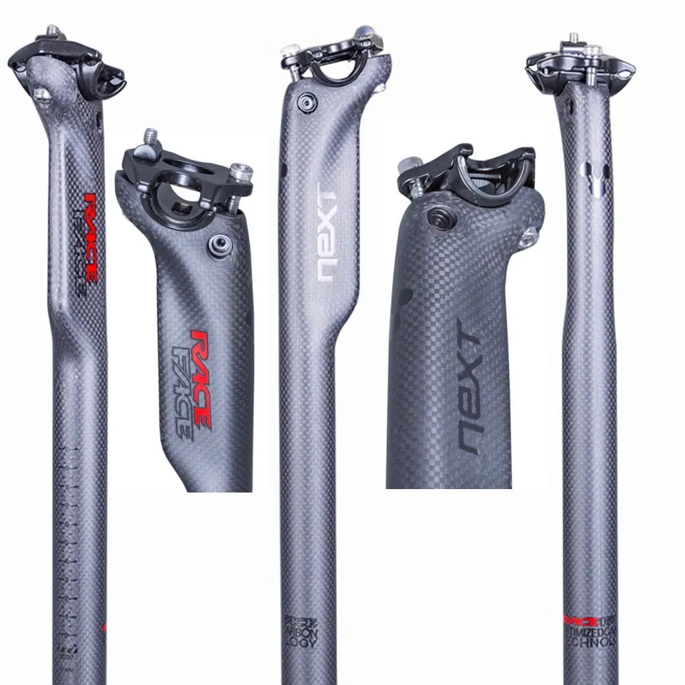 Race Face Next carbon seatpost Matte Black+glossy sticker Red 3K Carbon Fibre Seatpost Bicycle Seat Post 27.2/30.8/31.6mm
Race Face Next carbon seatpost Matte Black+glossy sticker Red 3K Carbon Fibre Seatpost Bicycle Seat Post 27.2/30.8/31.6mm