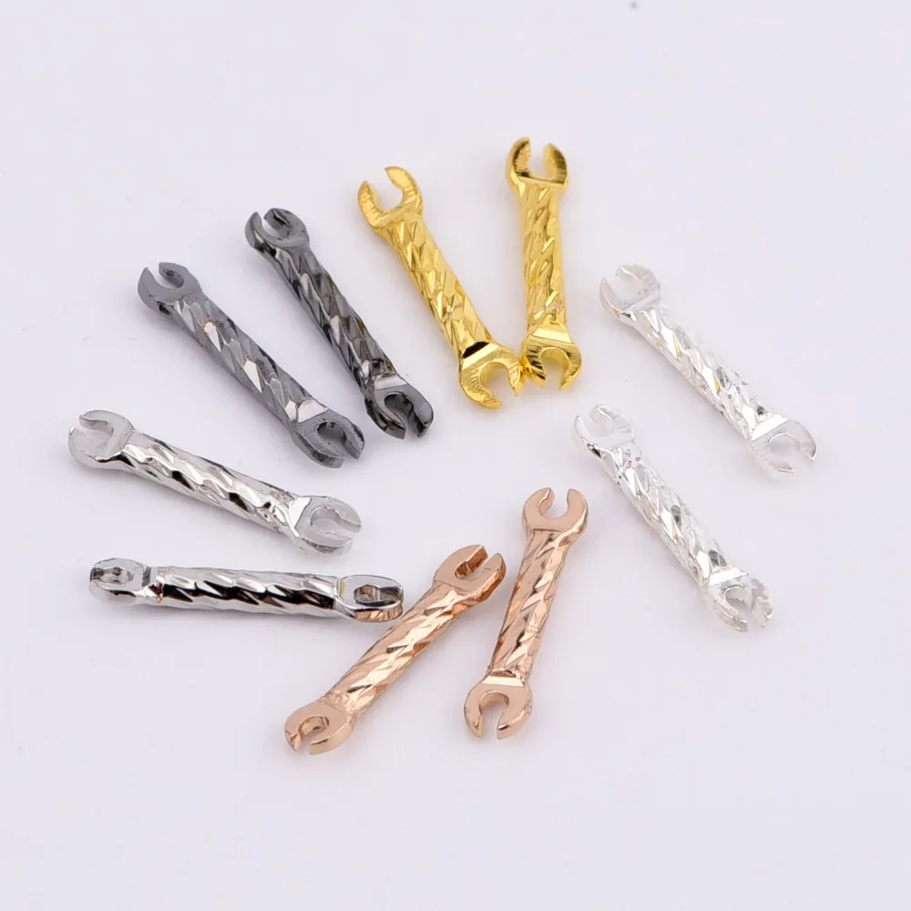 10pcs/lot zhu ru 15x2mm wrench Home repair tool Cartoon children's toys for Jewelry Making Accessories Findings DIY | Украшения и