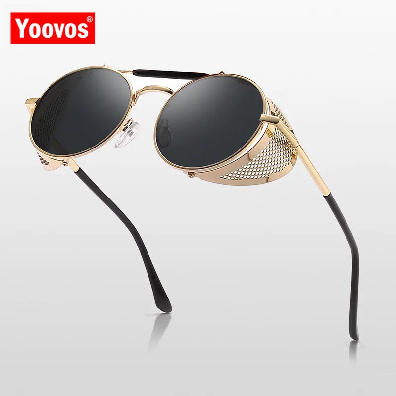 Yoovos 2021 Round Punk Sunglasses Women Fashion Metal Retro Sun Glasses Brand Designer Vintage Lunette De Soleil Femme UV400
Yoovos 2021 Round Punk Sunglasses Women Fashion Metal Retro Sun Glasses Brand Designer Vintage Lunette De Soleil Femme UV400
