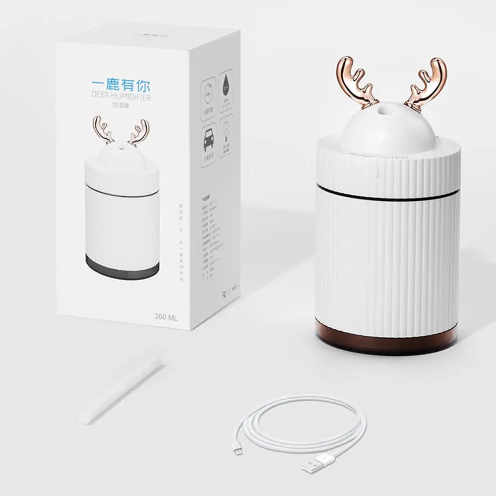 260ML Ultrasonic Air Humidifier Aroma Essential Oil Diffuser For Home Car Office USB Fogger Mist Maker With Colorful Night Lamp
260ML Ultrasonic Air Humidifier Aroma Essential Oil Diffuser For Home Car Office USB Fogger Mist Maker With Colorful Night Lamp