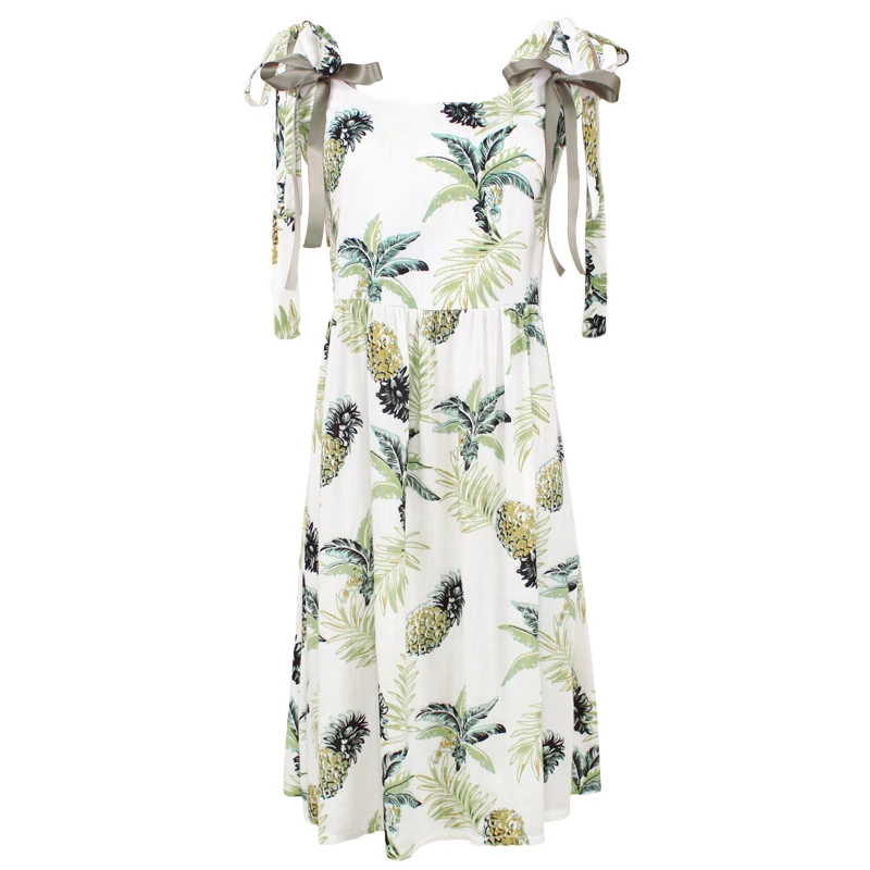 2018 Summer New Women's Korean version of the printed bow Dress sleeveless Fashion Casual Cute Temperament Mori girl Dress
2018 Summer New Women's Korean version of the printed bow Dress sleeveless Fashion Casual Cute Temperament Mori girl Dress